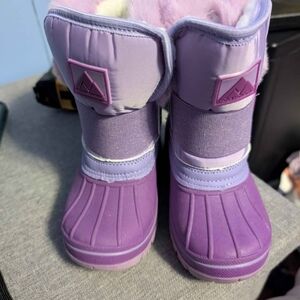 Purple Winter Boots for Kids